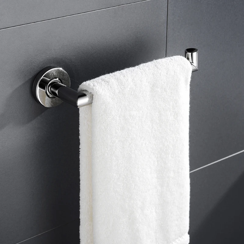 

Wall Mounted Bathroom Towel Bar Rail Rack Polished Stainless Steel Towel Holder Toilet Roll Paper Hanger Towel Rack