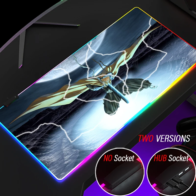 

Коврик для игровой мыши RGB Zangetsu с 4 USB-портами и светодиодной подсветкой