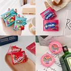 Роскошный силиконовый чехол для Apple Airpods 1, 2 Pro, с рисунком радуги и пузырьковой жвачки, мягкий сладкий мультяшный чехол с беспроводной зарядкой