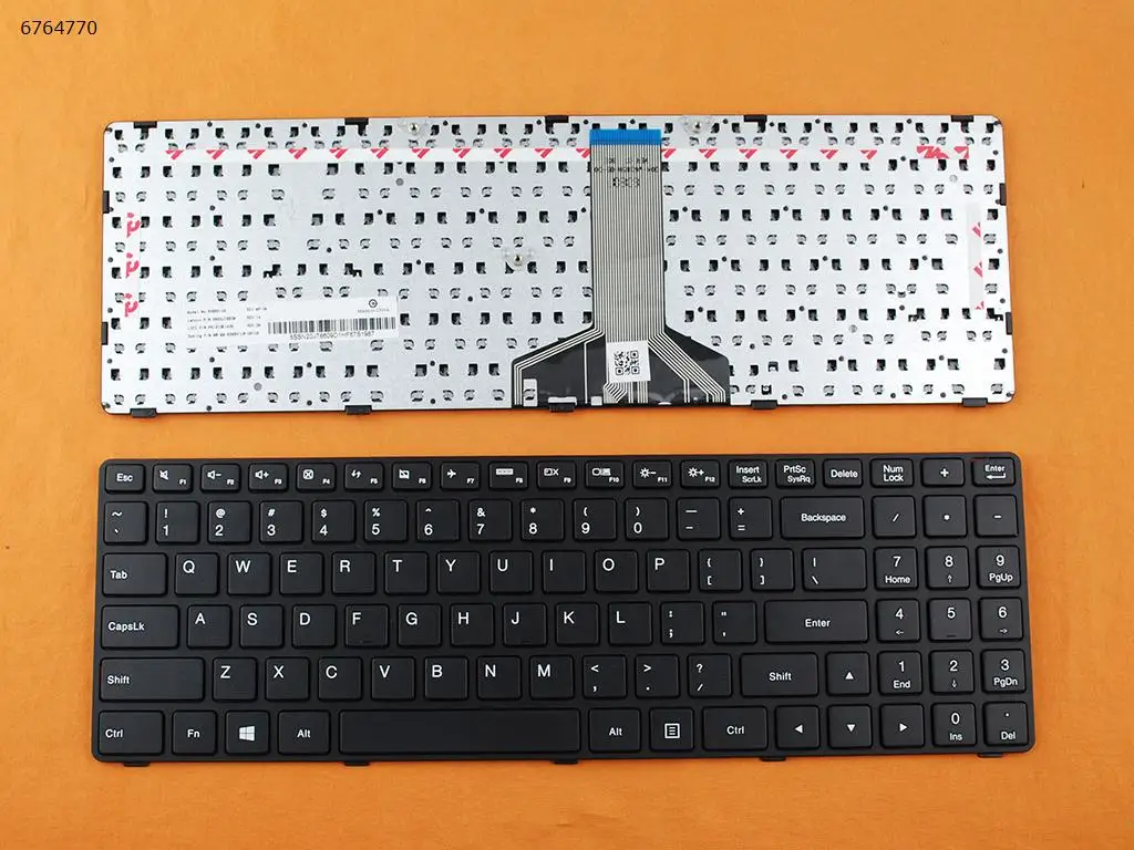США QWERTY клавиатура новая Замена для ноутбука Lenovo Ideapad 100-15IBD B50-50 черный с рамкой |