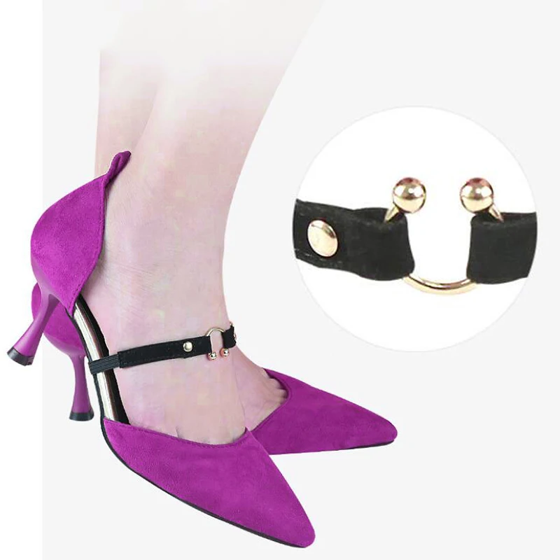 Женские шнурки для обуви Нескользящие без завязывания на высоком каблуке