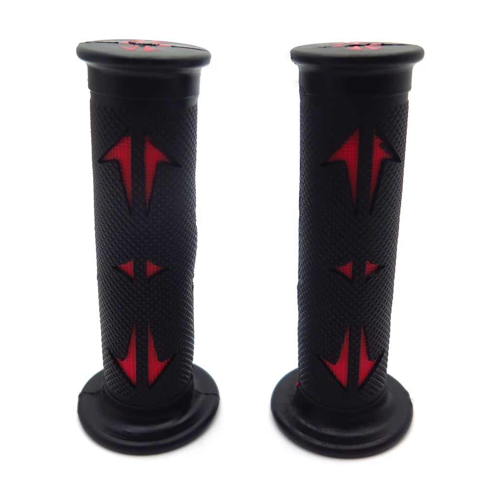 Universal 22mm 7/8&quot ATV Dirt Bike Hand Grips Handlebar For Honda Kawasaki Suzuki aftermarket free shipping motorcycle parts gray |