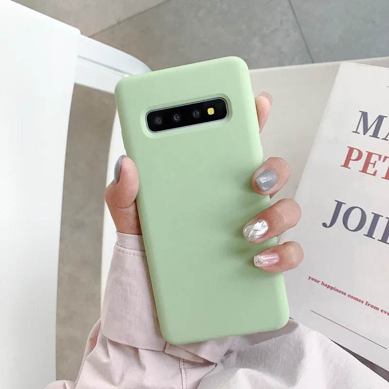 Жидкий силиконовый чехол для samsung Galaxy A90 A60 A70 A80 A50 A50S A40 A30 A30S A20e A10 A9 A7 A6 J4 J6 плюс мягкие тонкие чехлы - Цвет: lv