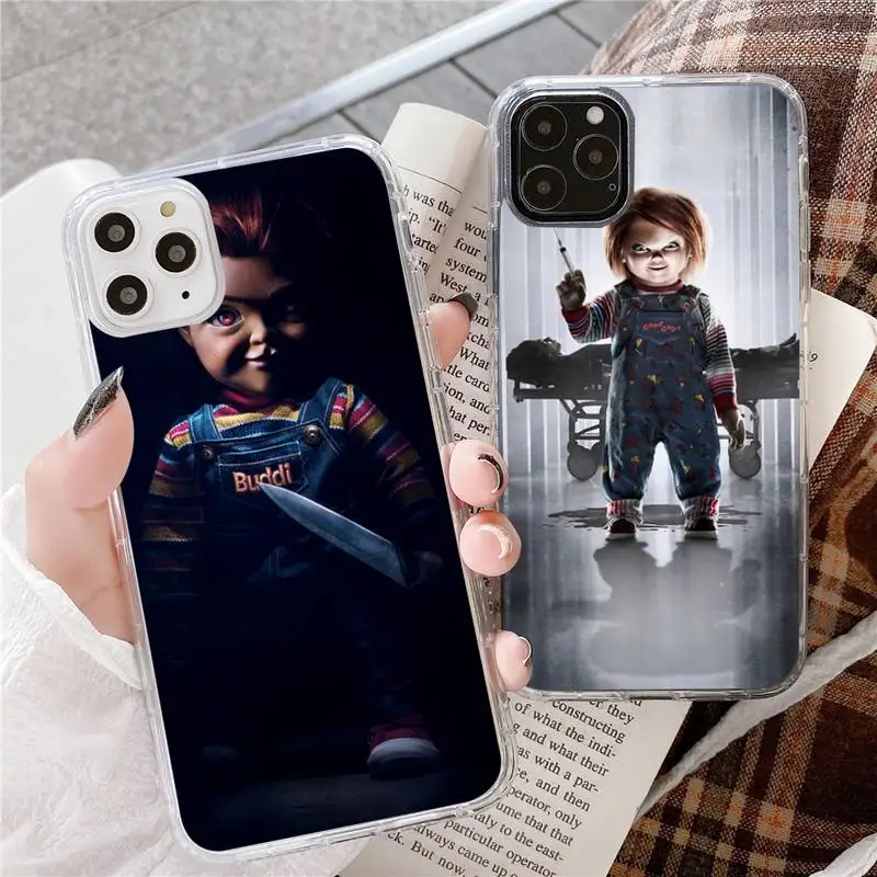

CHUCKY Horror CHUCKY CHILDS Movie Phone Case For Iphone 5 SE 2020 6 6s 7 8 plus X Xr XS 11 12 13 Mini Pro Max Fundas Cover