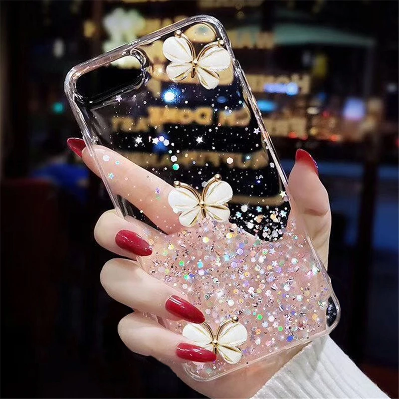 Чехол с кристаллами и бабочками для Huawei Nova 5T чехол 7 Pro 7i 6 SE 5 5Z 5i 2 Mate 9 PRO 20X |