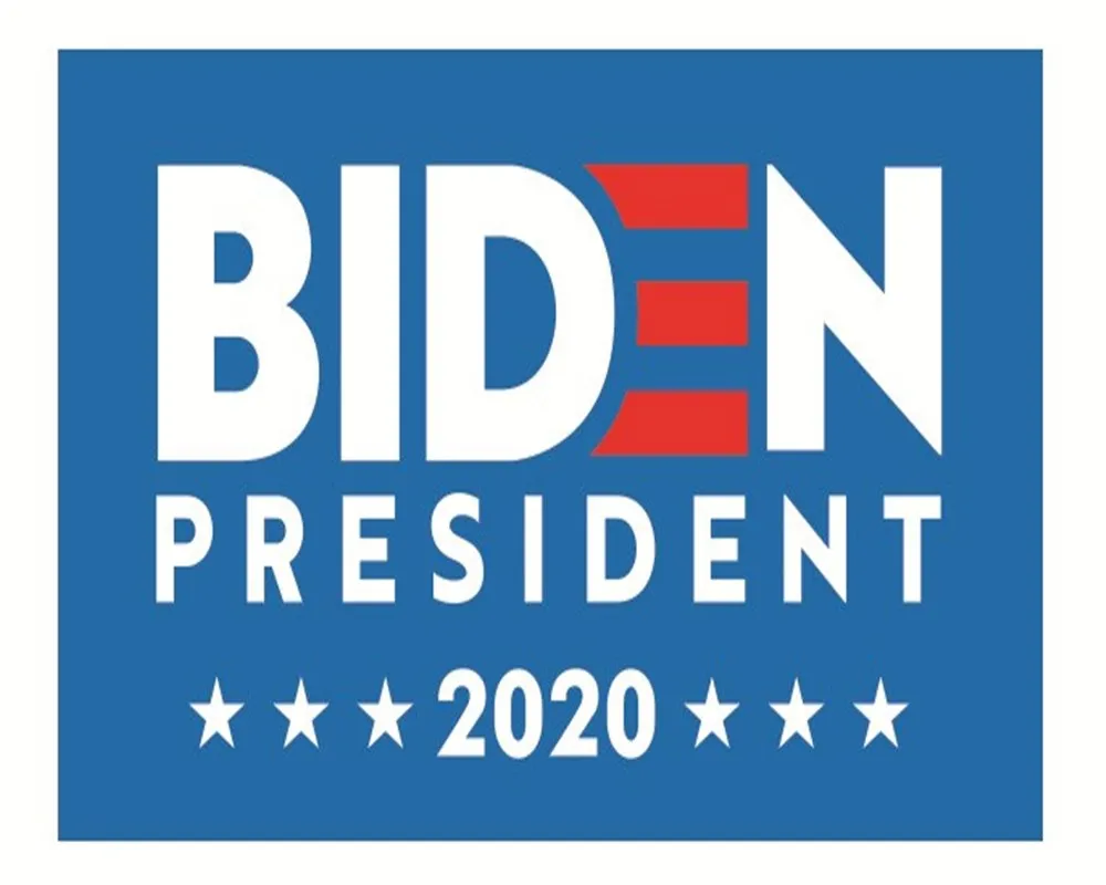 Великолепные флаги Keep America для поддержки Biden 2020 г. уличные рекламные баннеры с