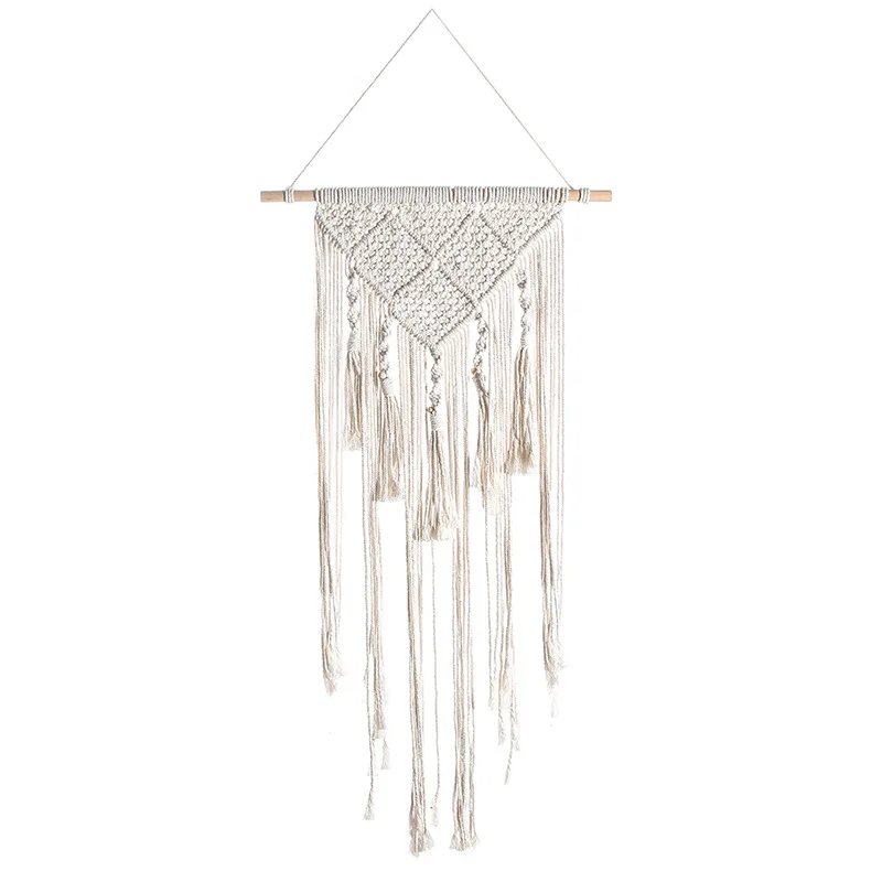 Большой гобелен nordic V macrame wall подвесные Свадебные украшения ручная работа