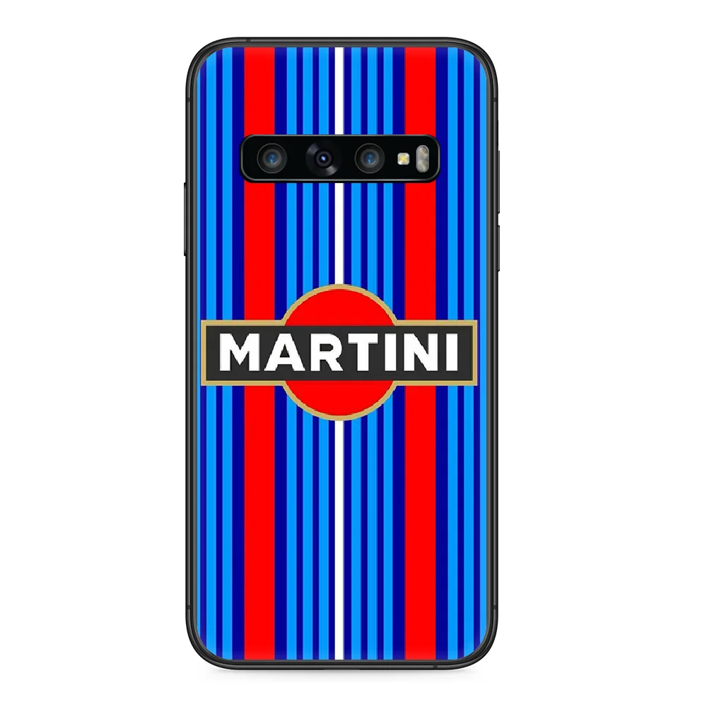 

Martini Racing Phone case For Samsung Galaxy S 10 20 3 4 5 6 7 8 9 Plus E Lite Uitra black prime art funda pretty Etui trend