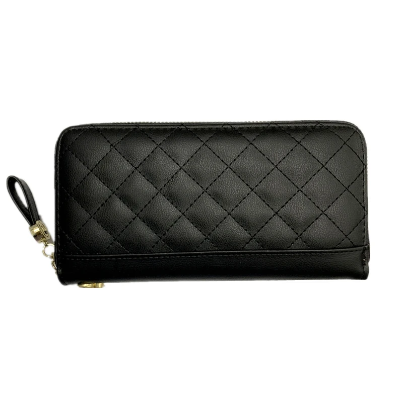 DORANMI Длинные кошельки с ромбовидной решеткой сумка 2020 модный кошелек женская для