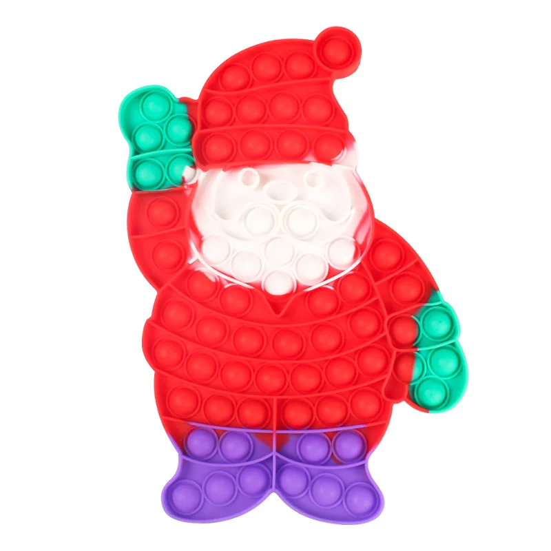Arco&iacute;ris Pop-estr&eacute;s para aliviar el estr&eacute;s, juguetes para chico, juguete sensorial blando, antiestr&eacute;s, relajante, regalo de Navidad-4