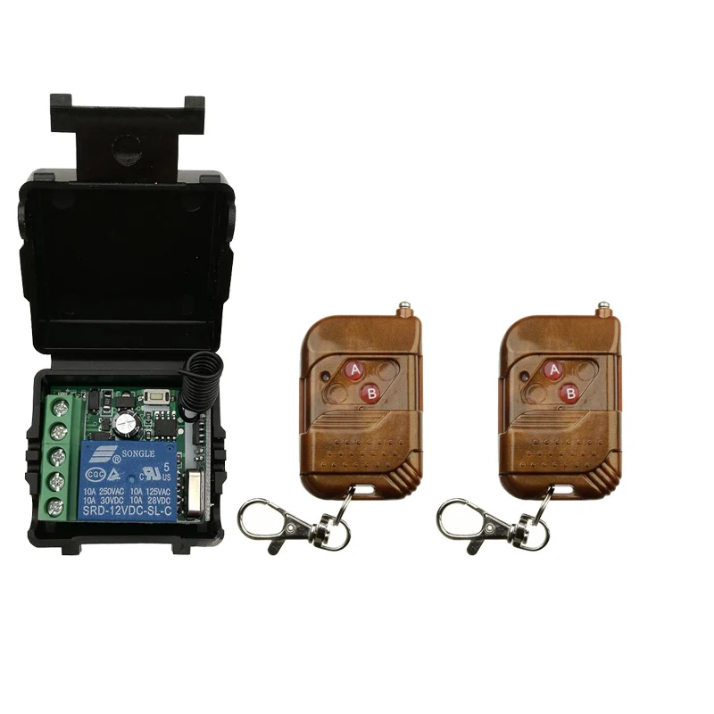 Реле постоянного тока 12 В 10 А 1 канал беспроводной радиочастотный пульт
