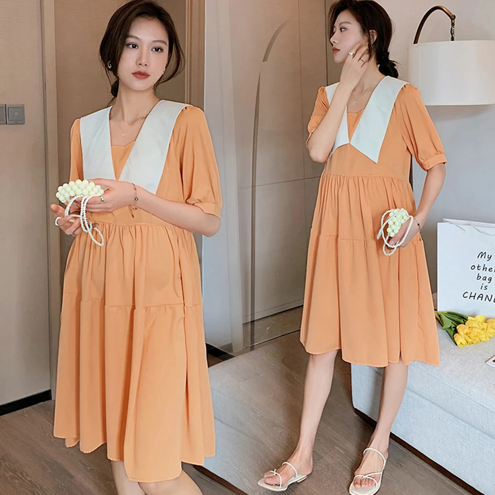 

Maternity clothing chiffon dress Pregnancy shooting dress pregnant dress summer Evening dress Long dress casual dress Sundress
