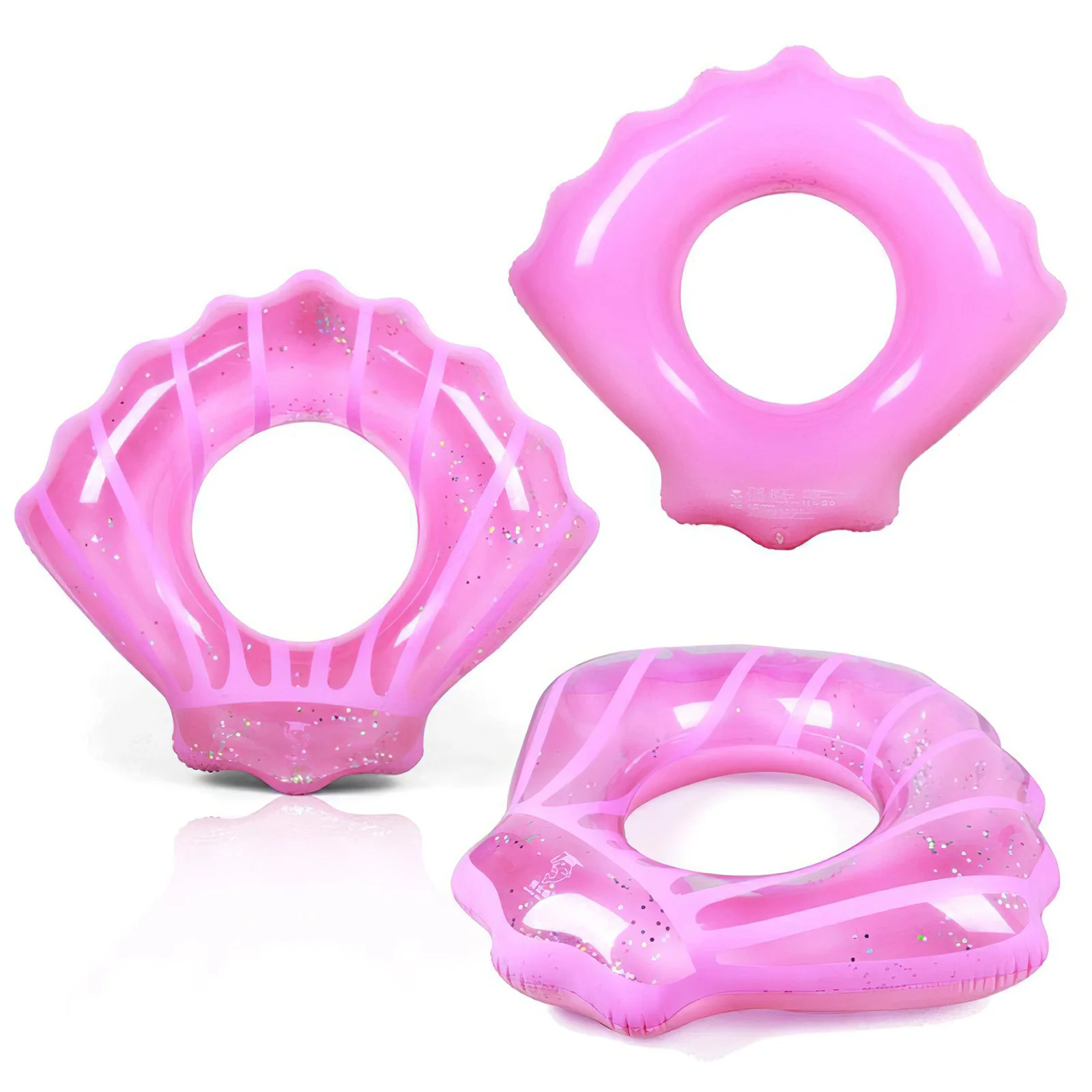 

Swimming Ring Easy to Use Inflatable Lifebuoy Sequin Swimming Circle for Outdoor Swimming Pool Beach Water Entertainment Adults