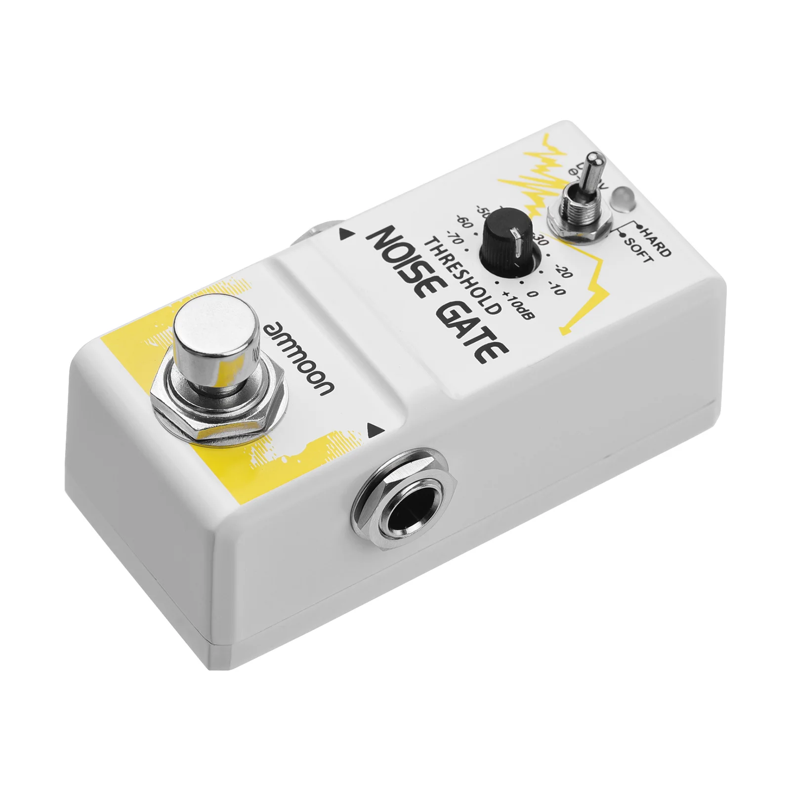 ammoon einzigen noise gate gitarre effekt pedal true bypass zink legierung shell elektrische gitarre pedal gitarre teile gitarre zubehör free glo