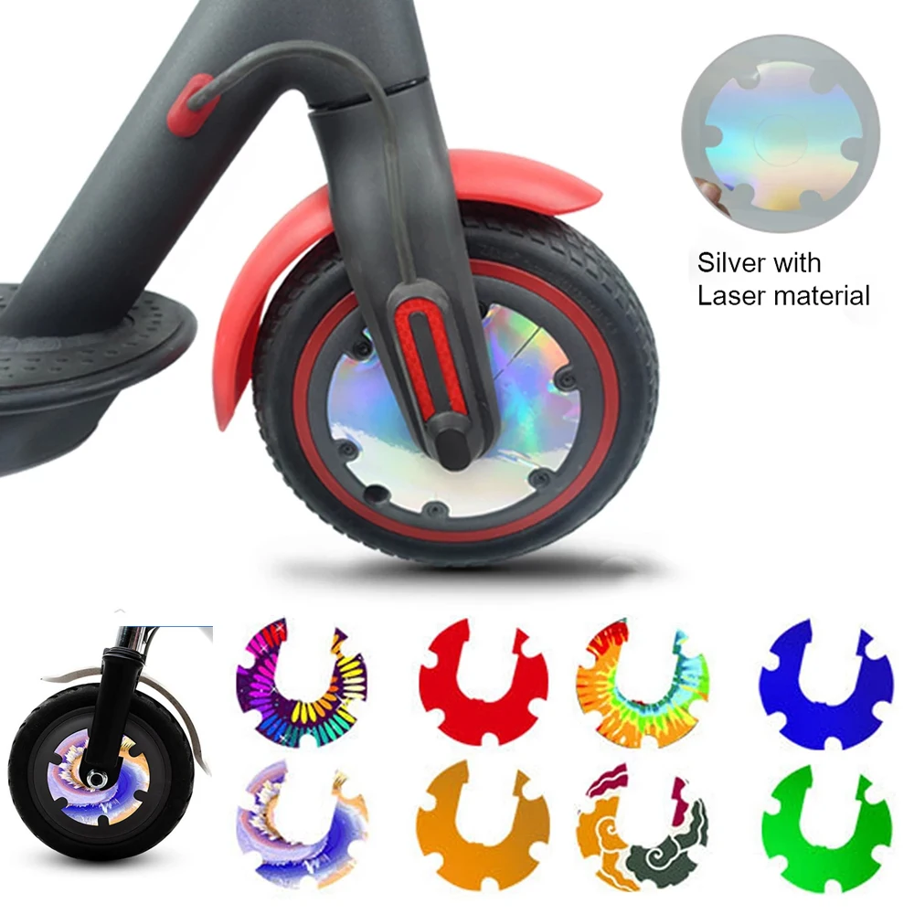

1 Pair Electric Scooter Xiaomi Mijia M365 pro Protective Scooter Accessories Scooter Front Wheel Sticker Motor Cover Stickers