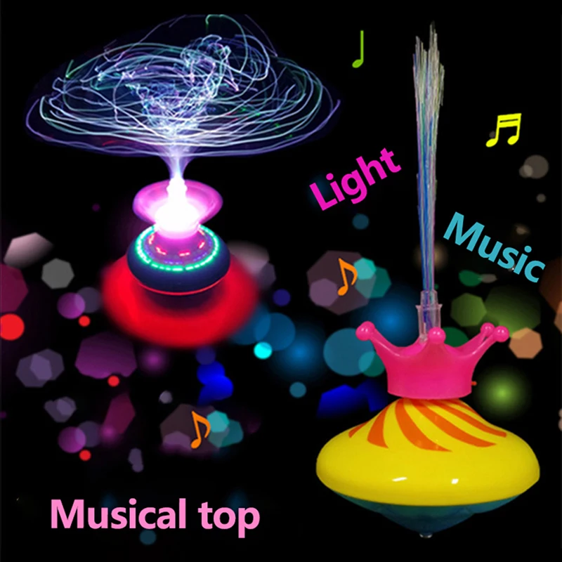1 шт. забавная светосветильник игрушка НЛО вспышка Корона волоконная