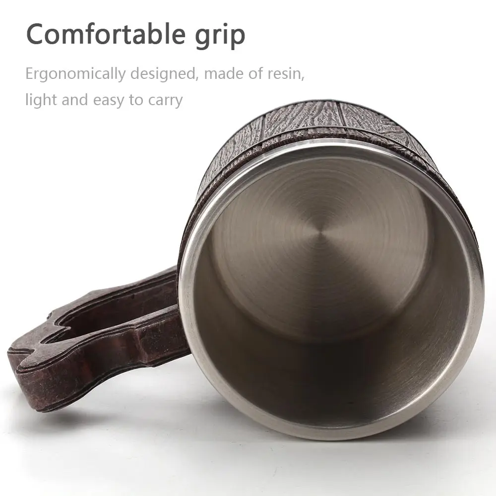 450 мл средний возраст моделирование деревянный бочонок кружки для напитков Смола