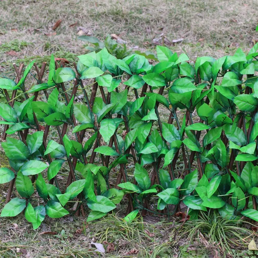 Выдвижной искусственный сад забор деревянный лозы лазалки садовая ограда из