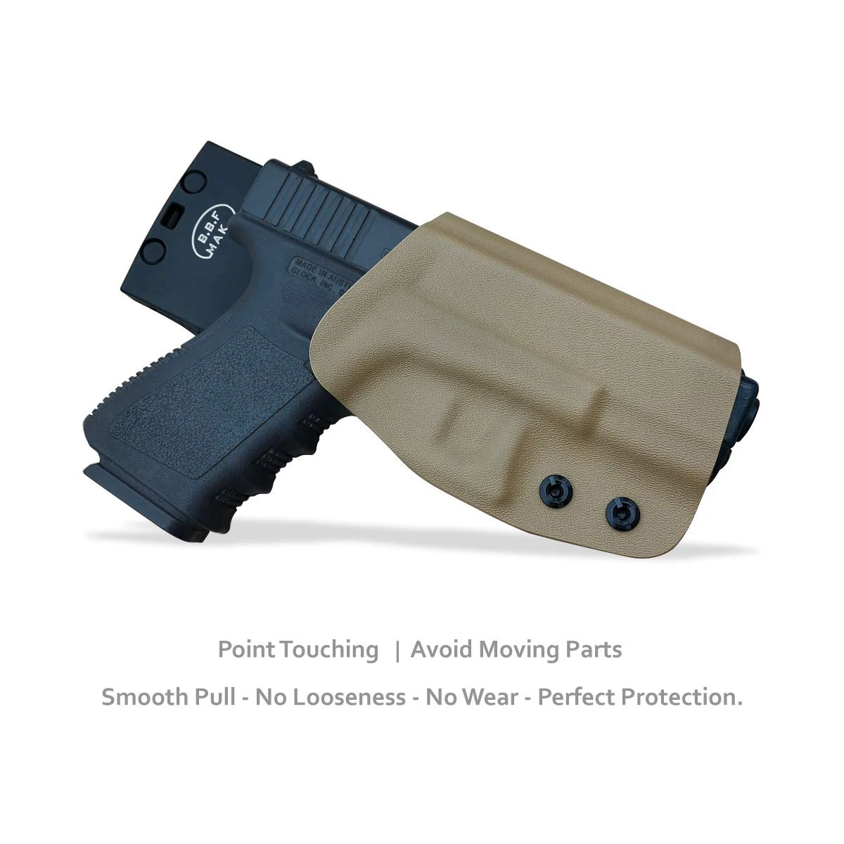 BBF Make Kydex OWB Holster For Glock 19 19x 23 25 32 17 22 31 26 27 33 (Gen 1 5) CZ P10 Пистолет Чехол Пояс для внешней