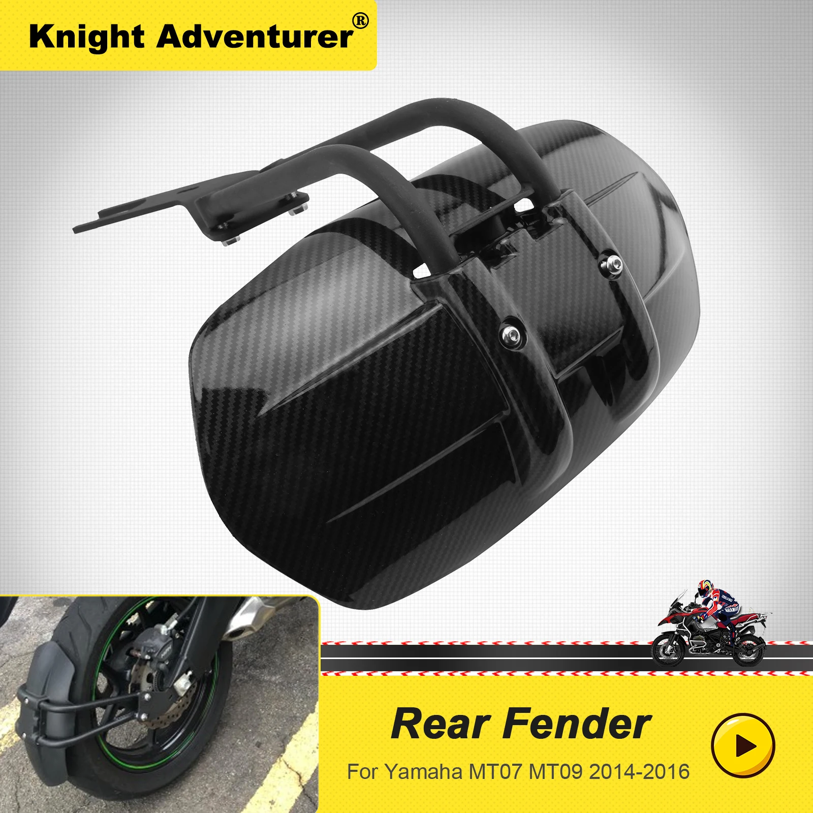 Обувь для езды на мотоцикле Yamaha MT07 MT09 крыло заднюю крышку MT 07 09 2014 2015 2016 Задняя