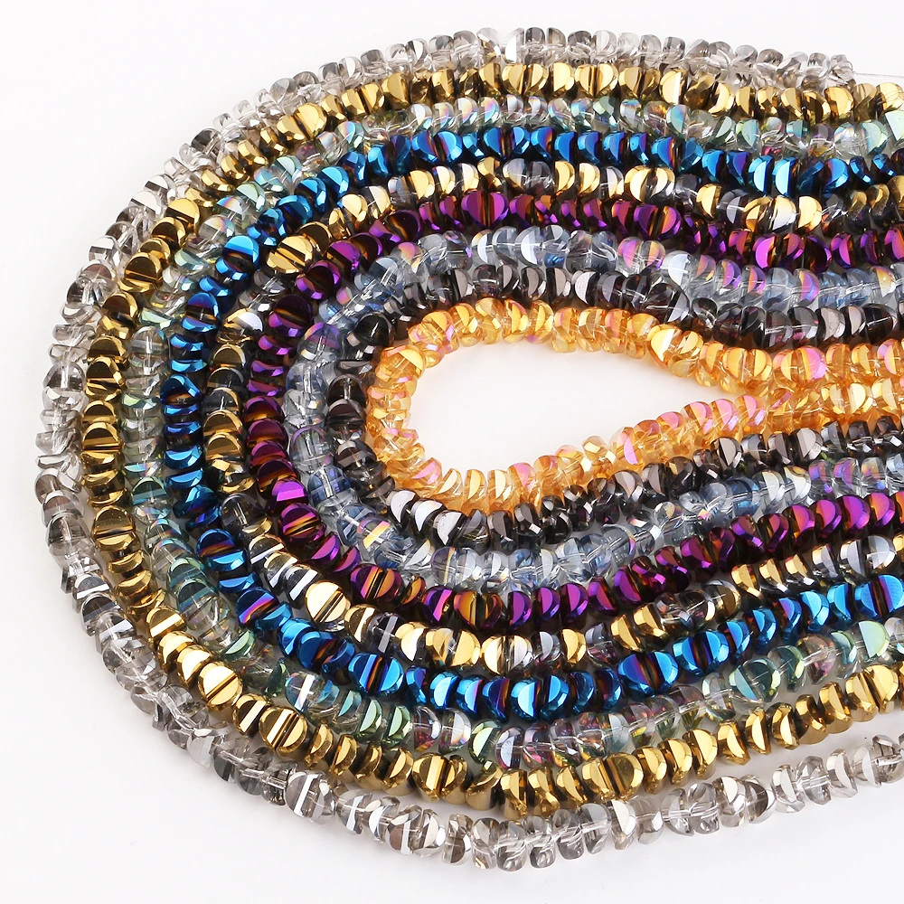 Хрустальные бусины ручной работы 4/6/8 мм лэмпворк стеклянные плоские оптовая