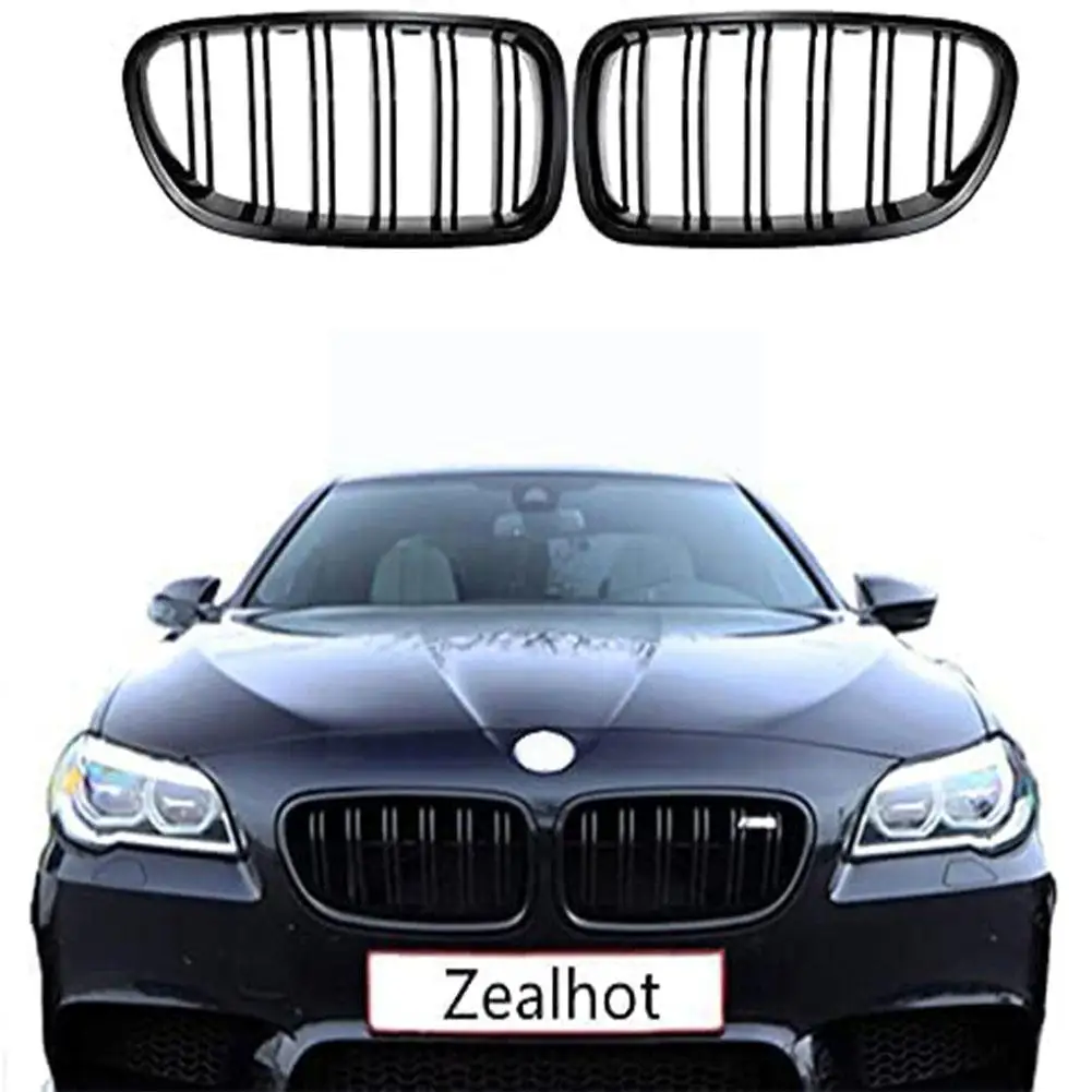 

Gloss Black Car Front Kidney Grille Grill For BMW 550I M5 E60 5 520I Sedan Series E61 2003-2010 535I F0C7