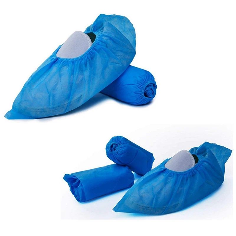 

FGGS-500 Pack (250 Pairs) Disposable Boot & Shoe Covers Non-Slip, Waterproof, Durable, Indoor Protect Your Home, Floors and Shoe