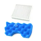 Комплект синих губчатых фильтров Hepa для роботов-пылесосов Samsung DJ97-01040C, SC43, SC44, SC45, SC47, 1 комплект