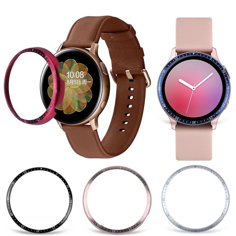 

Active2 Bezel Ring For Samsung Galaxy Watch Active 2 40mm 44mm Protector Case Cover Sport Metal Bumper Accessories