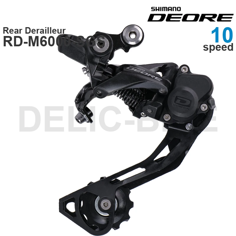 Задний переключатель передач SHIMANO DEORE M6000 10v RD оригинальные детали - купить по