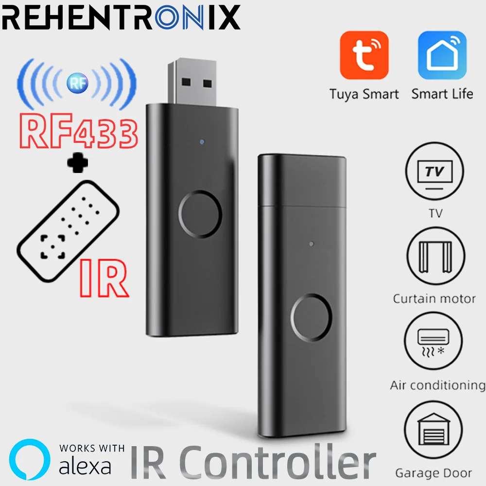 Wi-Fi-контроллер Tuya в форме USB RF433 | Безопасность и защита
