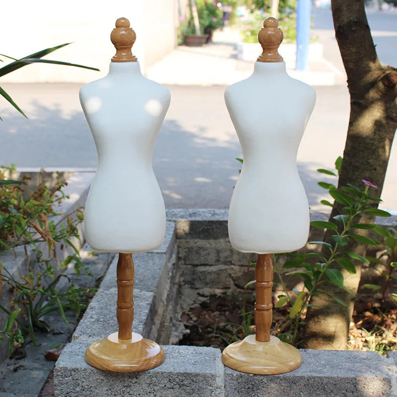 Деревянная подставка для моделей питомцев белая Вешалка 50 см одежды собак