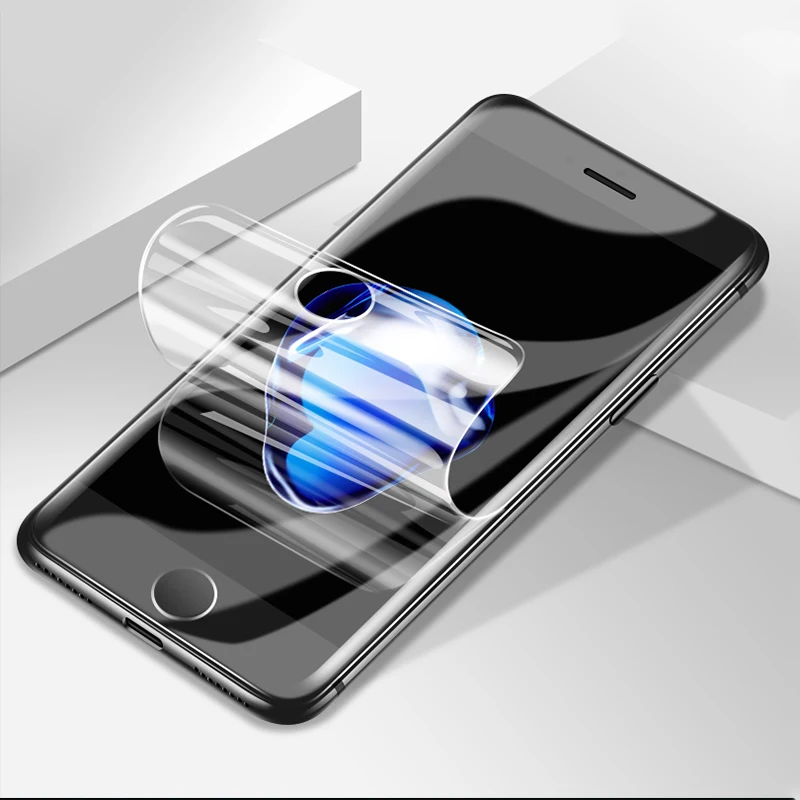 Защитная пленка для экрана iphone 11 pro XR XS Max мягкая Гидрогелевая Full чехол 5 5S SE 6 6s 7 8 Plus