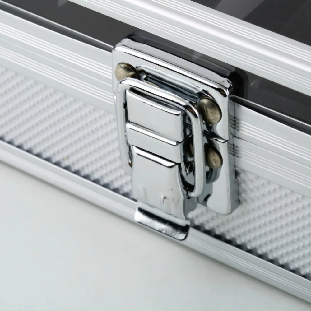 OUTAD 12 Сеток Слоты Ювелирные Изделия Часы Хранения Дисплея Квадратная Коробка