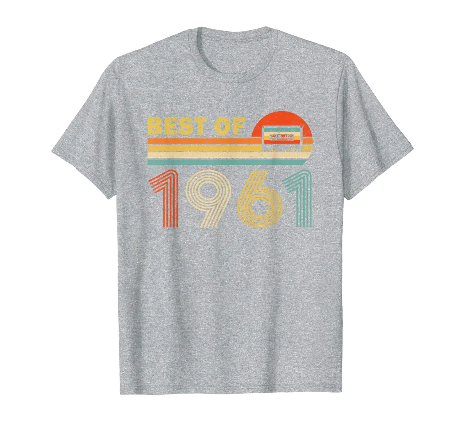 

58 Years Old T-Shirt, Made in 1961, Vintage 58th Birthday T-Shirt