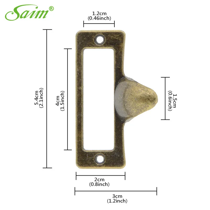 Saim выдвижная ручка для выдвижных ящиков рамка этикеток держатель карт чашка