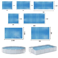 rectangleround pool cover swimming pool heat preservation cover outdoor bubble blanket heat insulation dustproof pool cover