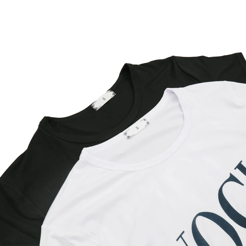 Женская футболка с принтом VOGUE Повседневная летняя большого размера в стиле