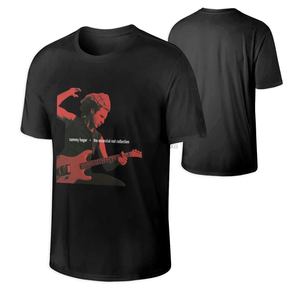 Мужские Мягкие хлопковые рок Сэмми Хагар Эфирная красная коллекция аниме