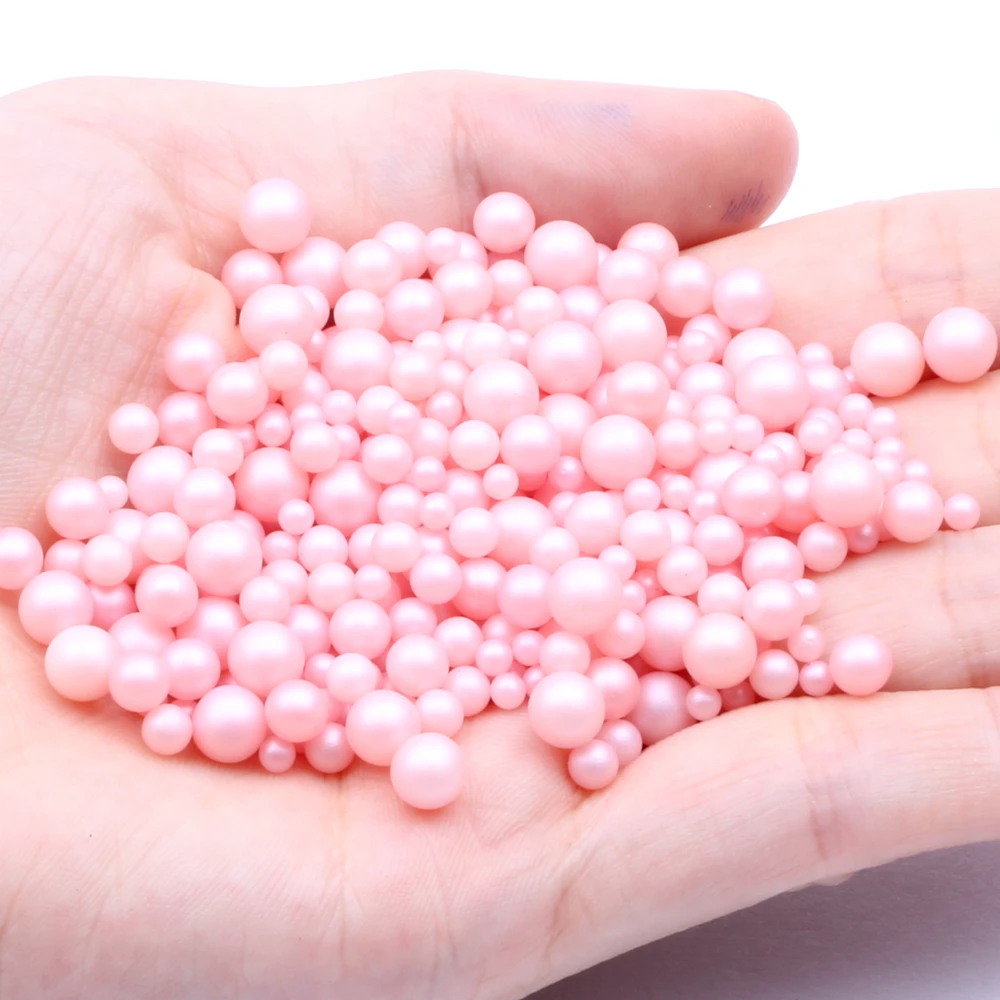 

3mm 10000pcs Fashion Round No Hole Pearls Beads Many Matte Colors Creative DIY Nail Art Decorations