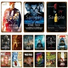 Металлическая табличка в стиле ретро, с изображением кинозвезд, плакатов, винтажная настенная живопись для кафе, бара, домашнего декора, 20x30 см, YK179