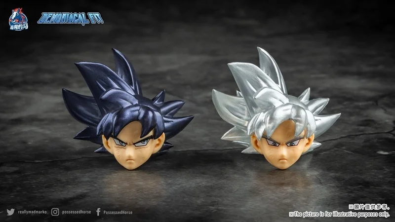 

Фигурка головы Bandai, персонализированный набор головы для SHF Ultra Instinct UI Goku, фигурка героя, фигурка аниме, детские игрушки