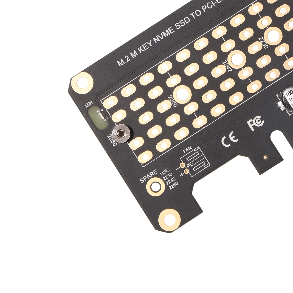 

M.2 NVME to PCIe3.0 Adapter Card X 4 Full Speed Expansion Card Transmission SSD Computer Expansion with Fast Speed