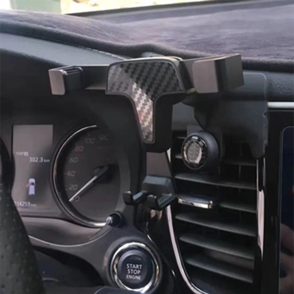 

Carbon Fiber Internal Specialized Customized Front Central Console Aromatherapy Phone Stand Holder Fit For Mitsubishi Outlander