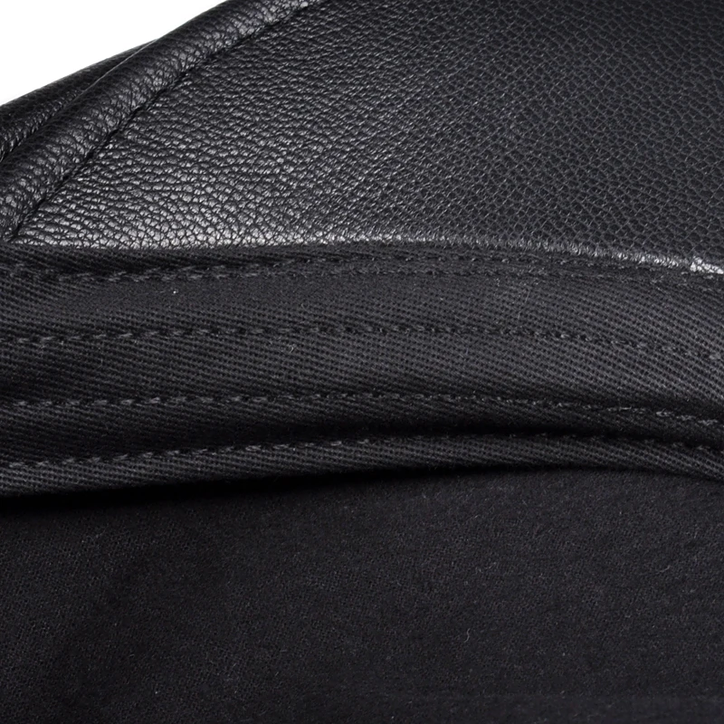 Мужской берет из натуральной кожи Pudi шапка зимние теплые бейсболки для мальчиков