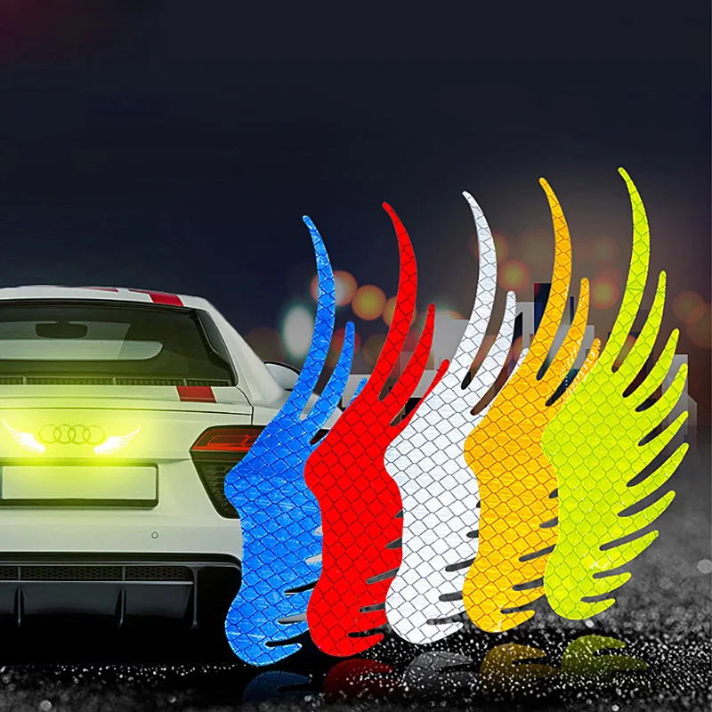 1 шт. Светоотражающая наклейка ангельские крылья | Автомобили и мотоциклы