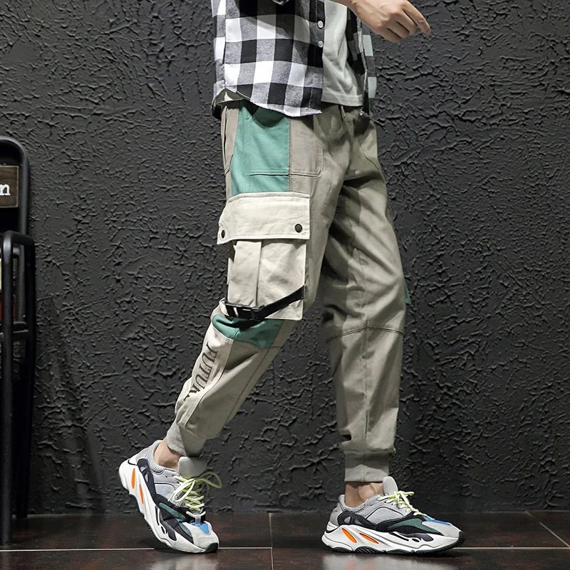 Брюки-карго мужские с принтом модные повседневные штаны уличная одежда в стиле
