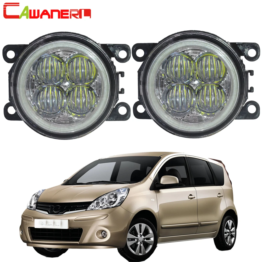 Cawanerl Автомобильный светодиодный противотуманный светильник глаза ангела