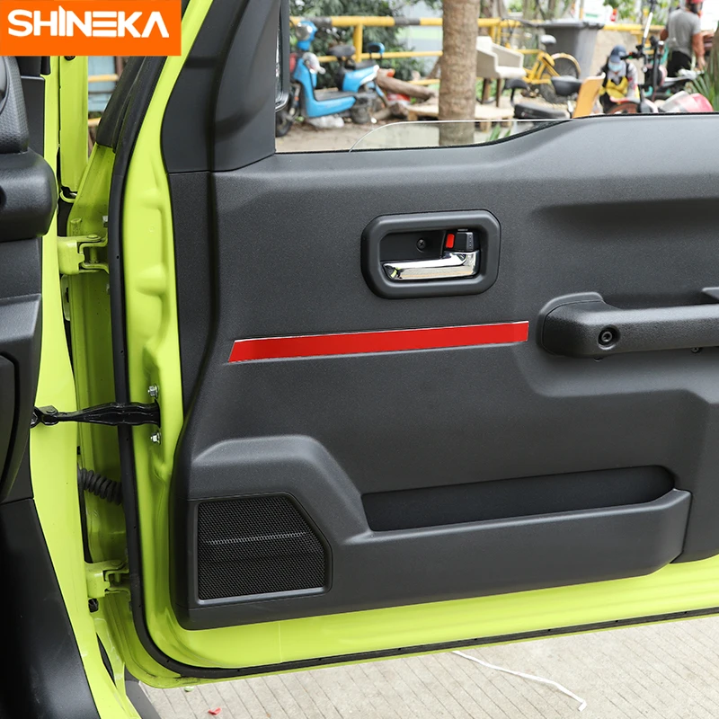 SHINEKA наклейка из алюминиевого сплава для Suzuki Jimny внутренняя декоративная на дверь