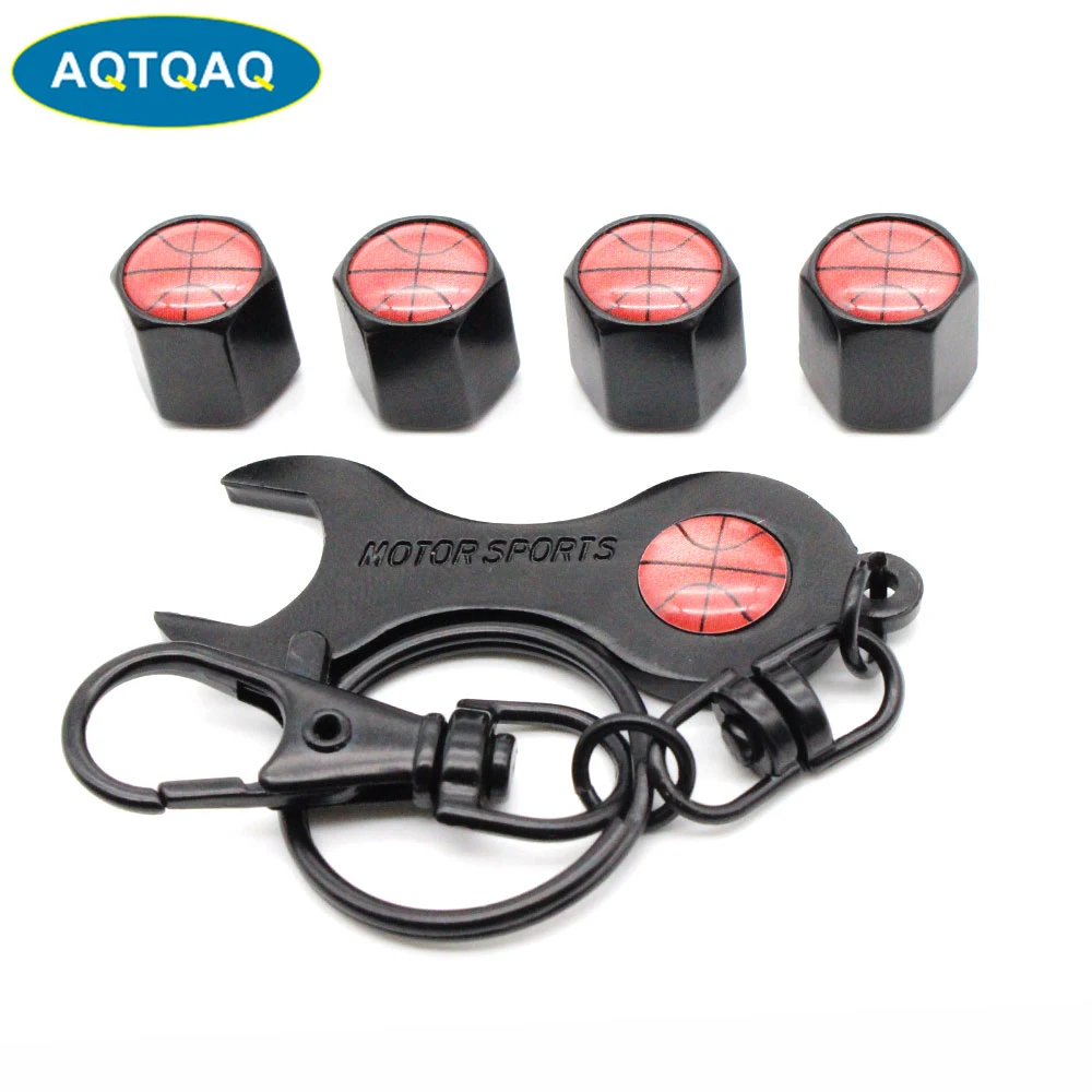 5 шт./компл. Противоугонная эмблема в баскетбольном стиле колпачки воздушных